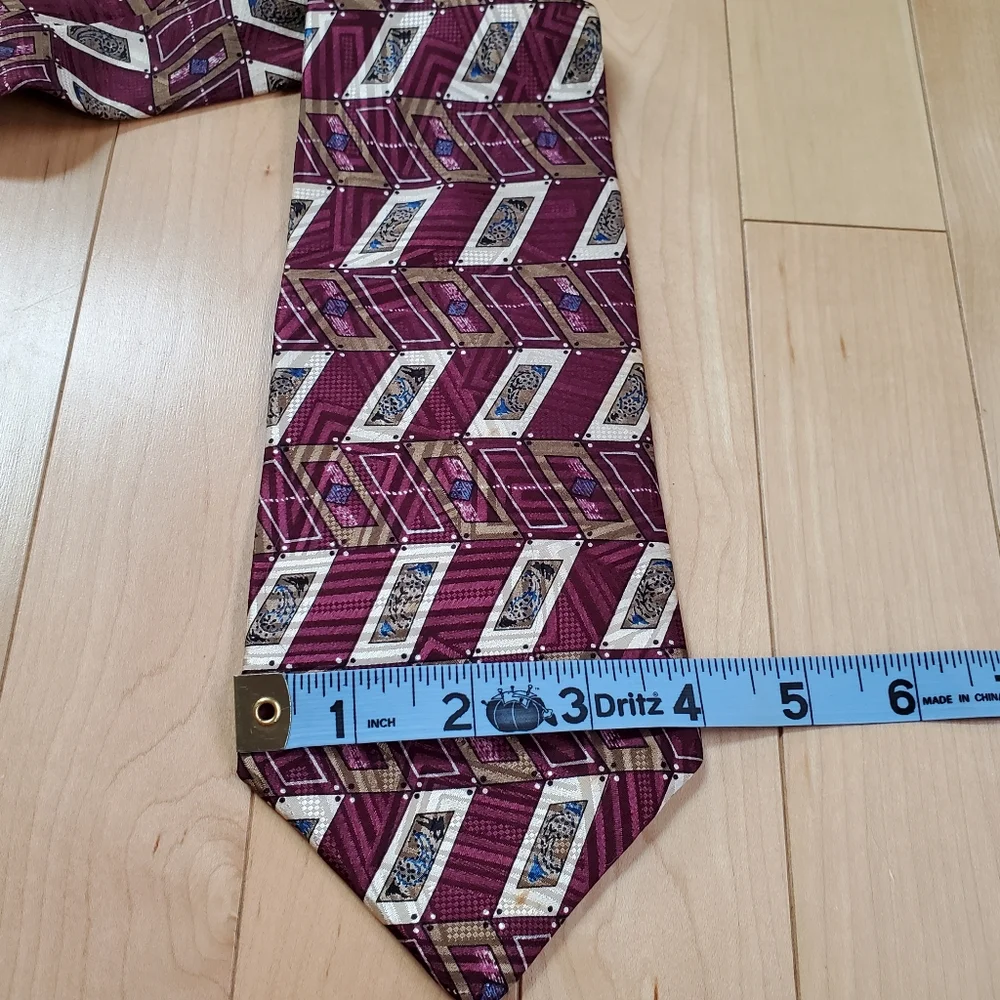 Henry Grethel Purple‎ Silk Tie